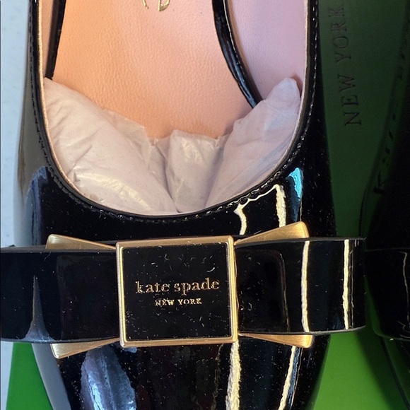 kate spade new york Women's Bowdie Wedge Heel Pump Sz 7 - Picture 11 of 13